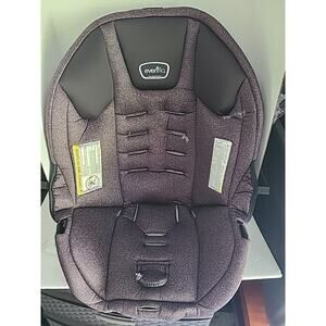 READ Evenflo Litemax Safemax Baby Infant Seat Cover Fabric Padding Charcoal.